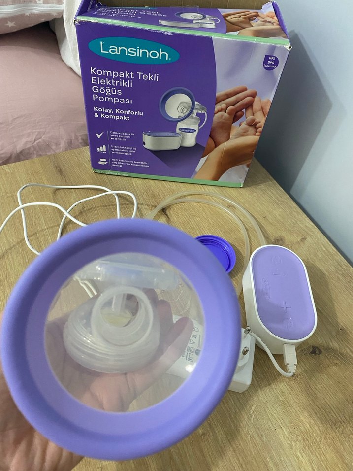 Lansinoh Kompakt Tekli Elektrikli Göğüs Pompası - Görsel 2