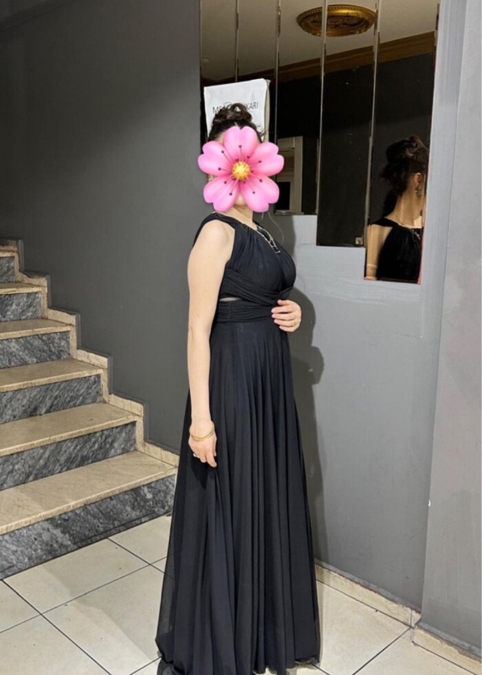 Siyah elbise - Görsel 3