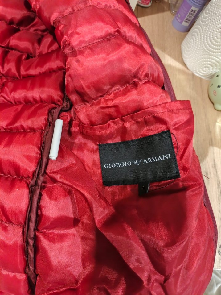 Bordo Fermuarlı Kadın Kışlık Mont - Görsel 2