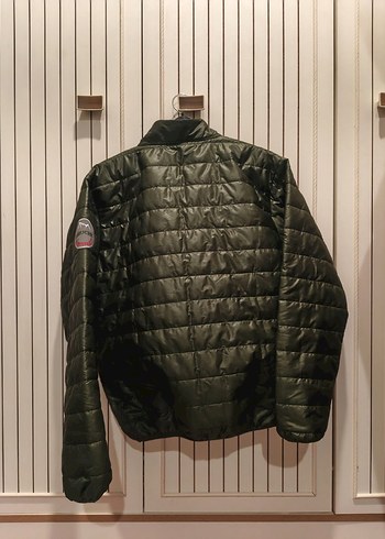 Yeşil Parlak Fermuarlı Erkek Mont - Görsel 2