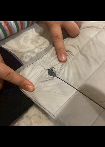 Gri erkek Fermuarlı Kışlık Ceket - Görsel 3