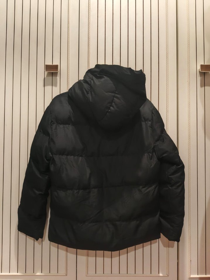 Siyah Fermuarlı Kadın Kışlık Mont - Görsel 2