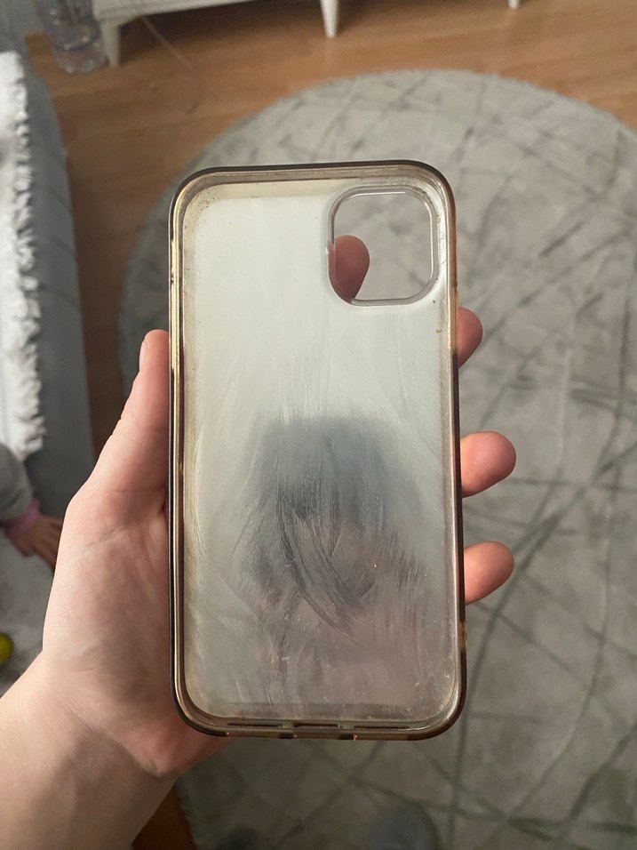 Düğmeli Kahverengi Bohem Telefon Kılıfı - Görsel 2