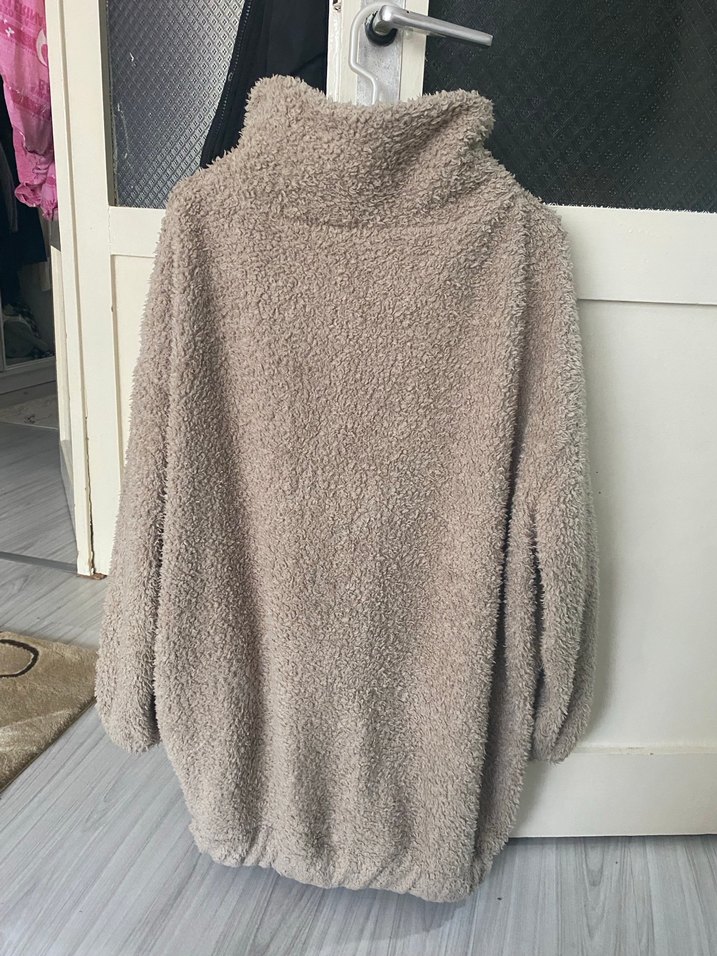 Bej  Kadın Polar Ceket - Görsel 2
