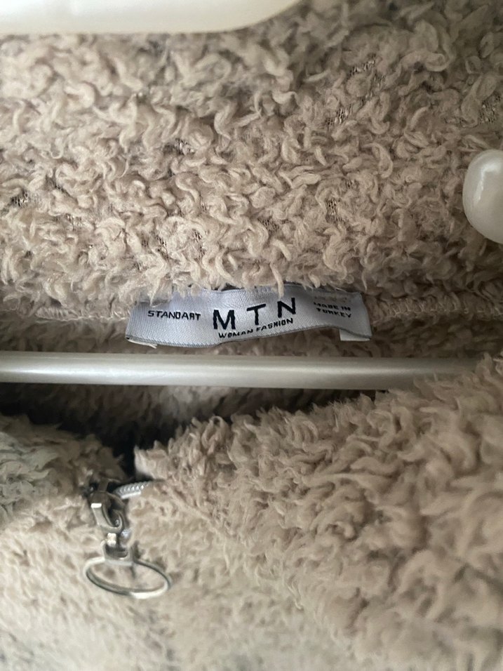 Bej  Kadın Polar Ceket - Görsel 3