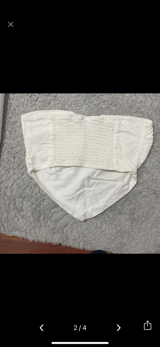 Straplez bluz - Görsel 2