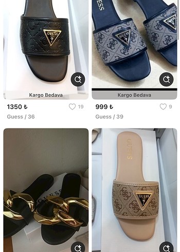 Guess kadın terlik - Görsel 5