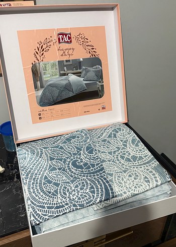 Taç çift kişilik Nevresim Takımı pamuk saten - Görsel 2