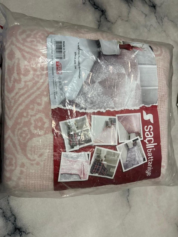 Pembe Desenli Battaniye - Görsel 3