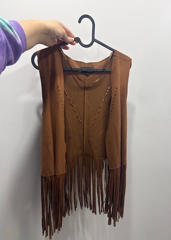 Süet Yelek - Görsel 2