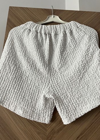 Beyaz Kadın Şort - Görsel 2