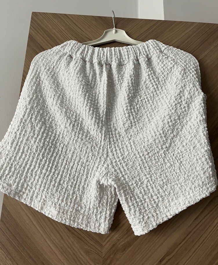 Beyaz Kadın Şort - Görsel 2