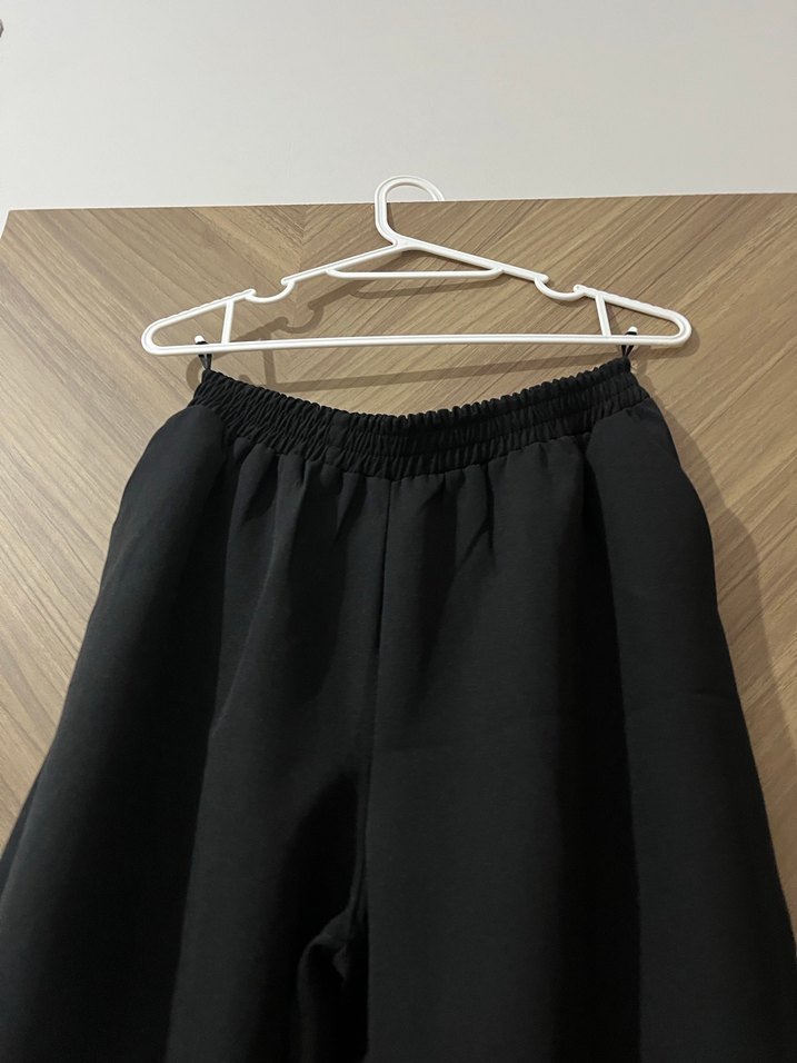 Siyah Kadın  Kumaş Pantolon - Görsel 2