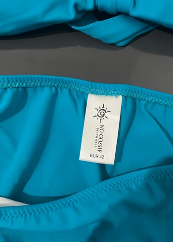 Turkuaz İp Askılı Kadın Bikini Takımı - Görsel 3