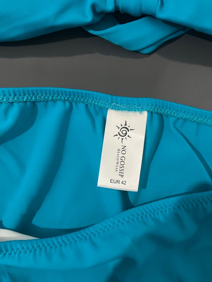 Turkuaz İp Askılı Kadın Bikini Takımı - Görsel 3