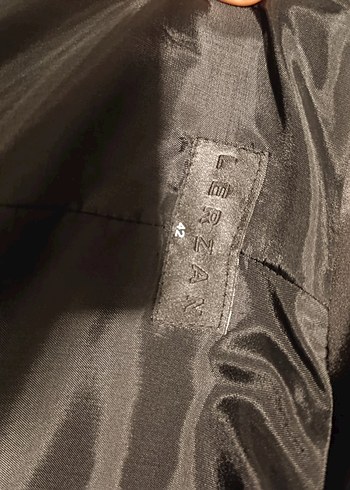 Siyah Desenli Uzun Kadın Takım Elbise - Görsel 7