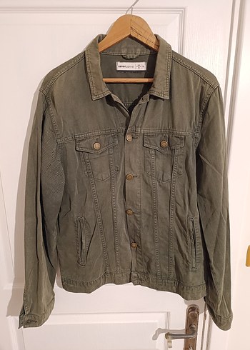 Yeşil Erkek Kot Ceket - Görsel 2
