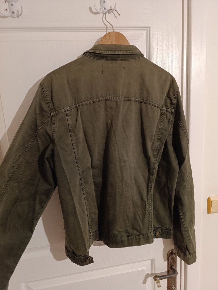 Yeşil Erkek Kot Ceket - Görsel 3