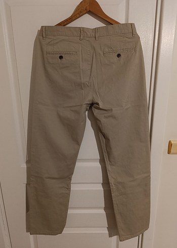 Bej Regular Fit Keten Erkek Pantolon - Görsel 2