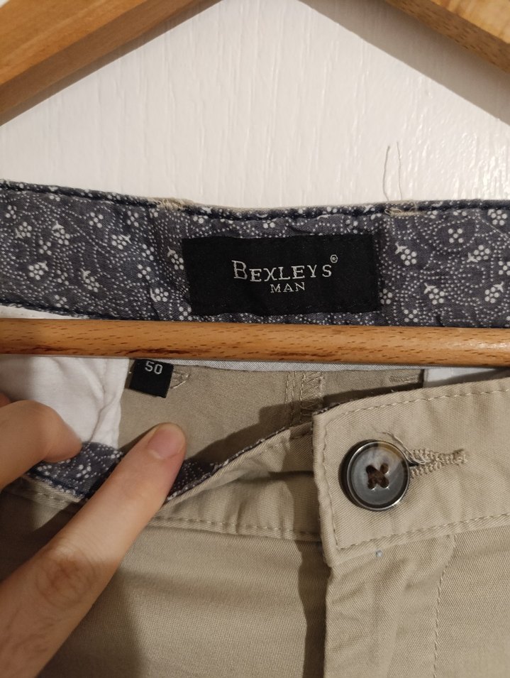 Bej Regular Fit Keten Erkek Pantolon - Görsel 3