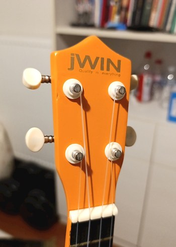 Jwin Marka Renkli Sarı Ukulele ve Kılıfı - Görsel 3