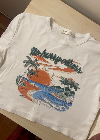 Baskılı Bohem Kısa Kollu Kadın Tişört - Görsel 2