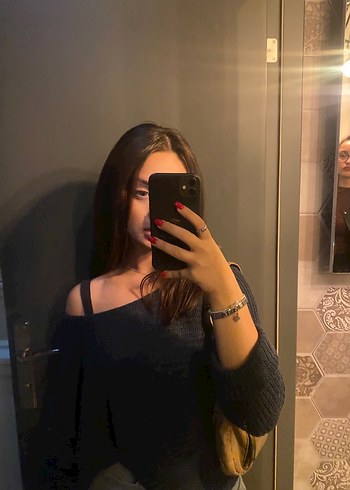 Kadın Mavi Denim Transparan Uzun Kollu Kazak - Görsel 2