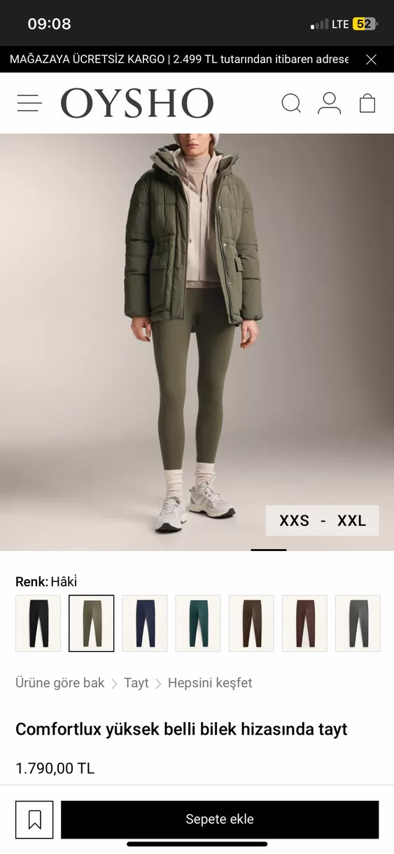 orijinal oysho tayt - Görsel 3