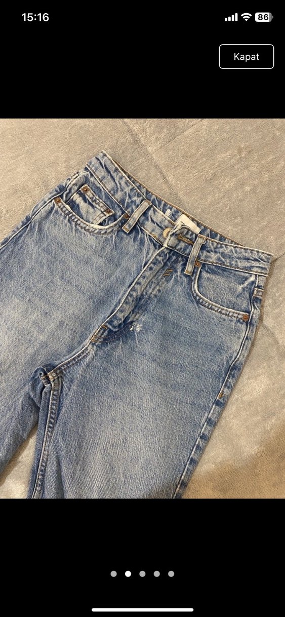 Mavi Regular Fit Midi Kadın Kot Pantolon - Görsel 5