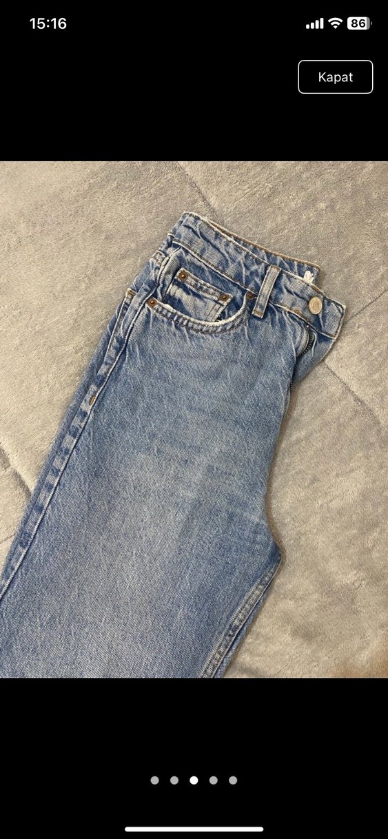 Mavi Regular Fit Midi Kadın Kot Pantolon - Görsel 4