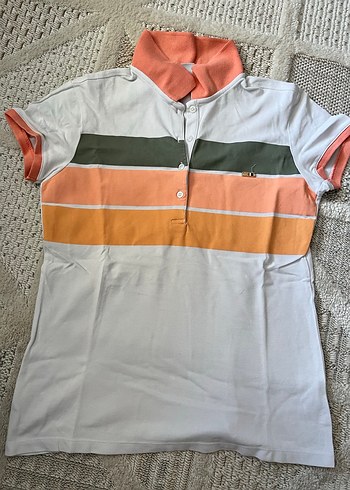 Kırmızı Beyaz Çizgili Hamile Uzun Kollu Tişört - Görsel 4