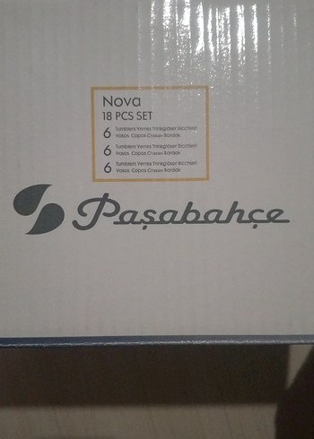 PAŞABAHÇE NOVA 18 PARCA BARDAK SETİ - Görsel 2