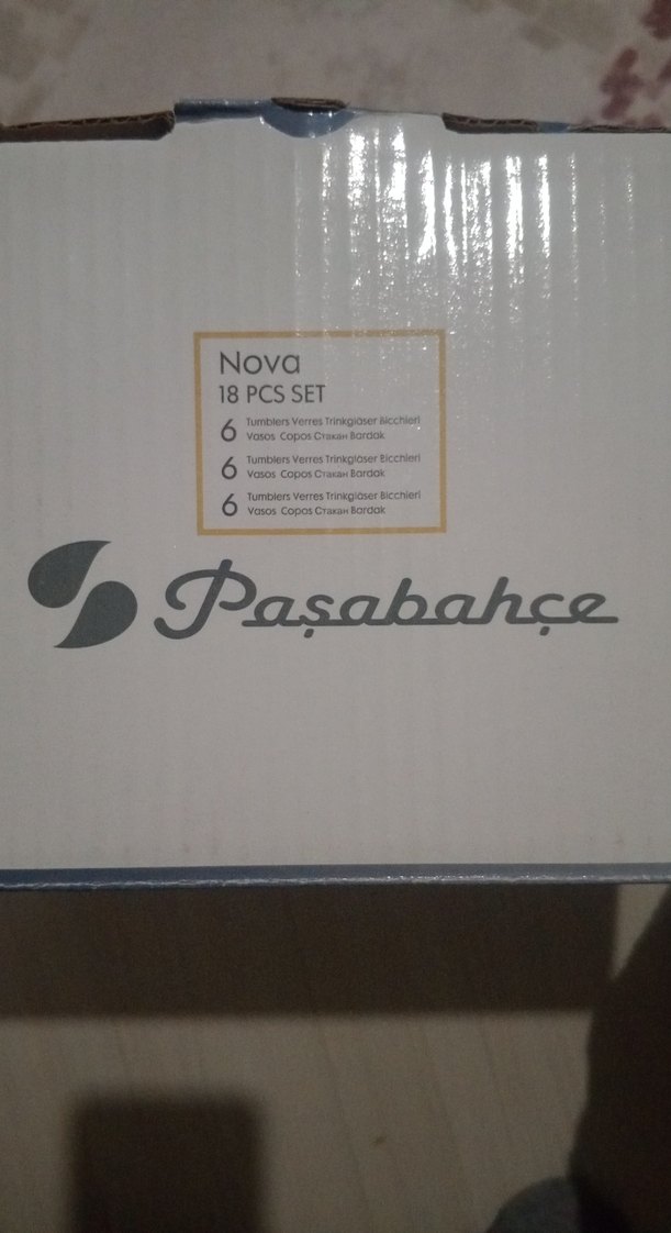 PAŞABAHÇE NOVA 18 PARCA BARDAK SETİ - Görsel 2
