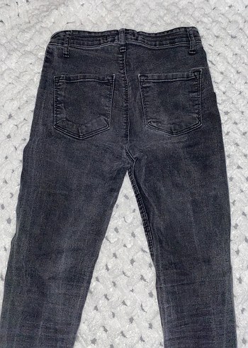 Gri Dar Kesim Kot Pantolon - Görsel 3