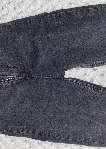 Gri Dar Kesim Kot Pantolon - Görsel 2