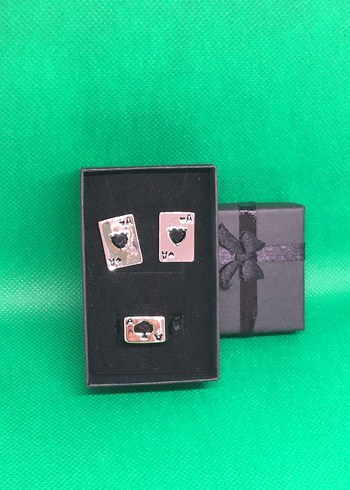 Küpe yüzük seti ÇELİK - Görsel 3