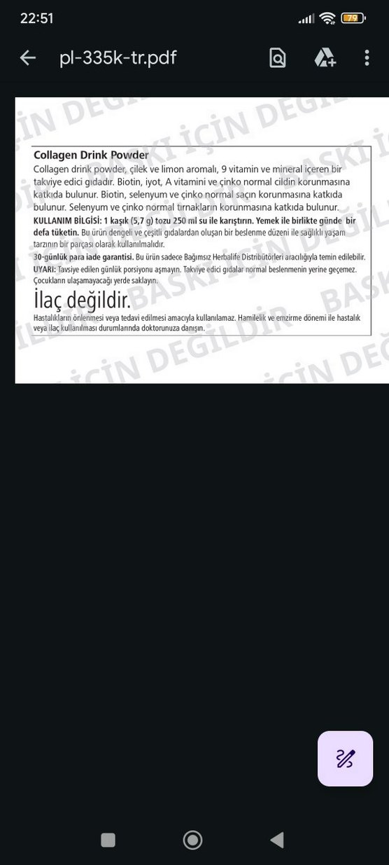 Collagen Drink Powder Çilek & Limon Aromalı - Görsel 3