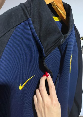 Erkek Lacivert Atletik Fermuarlı Sweatshirt - Görsel 5