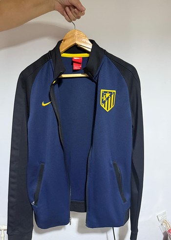 Erkek Lacivert Atletik Fermuarlı Sweatshirt - Görsel 2