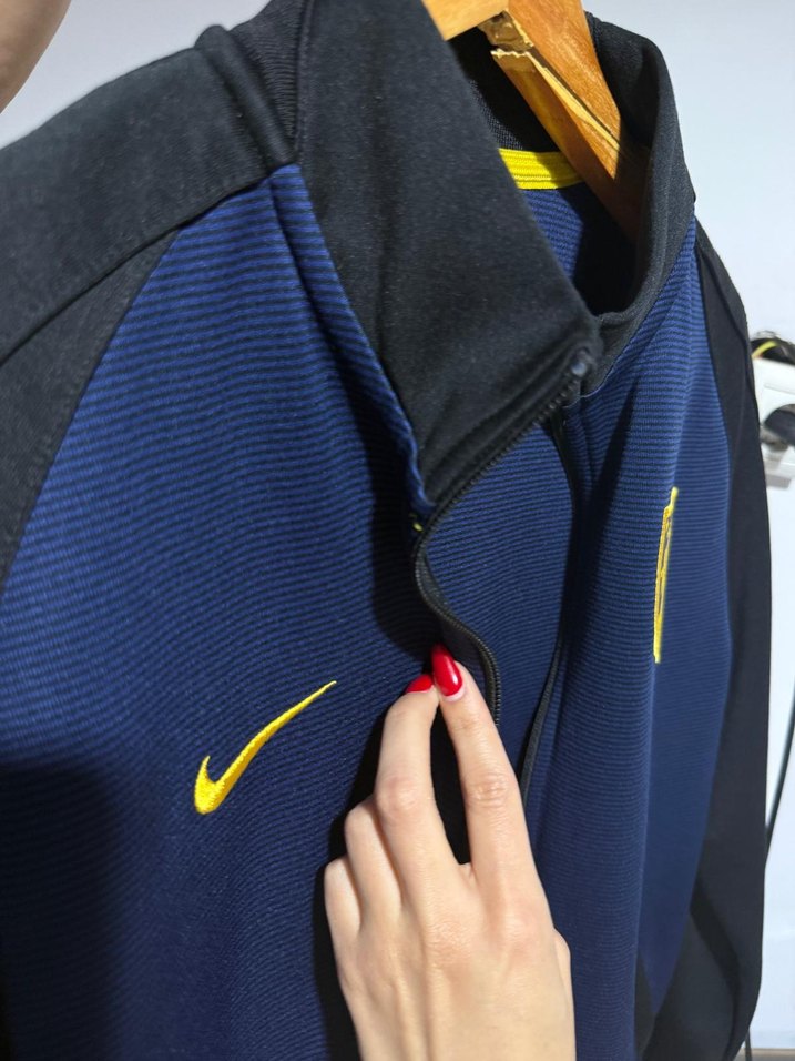 Erkek Lacivert Atletik Fermuarlı Sweatshirt - Görsel 5