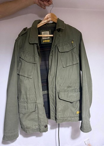 Erkek Kamuflaj Desenli Kemerli Ceket - Görsel 9