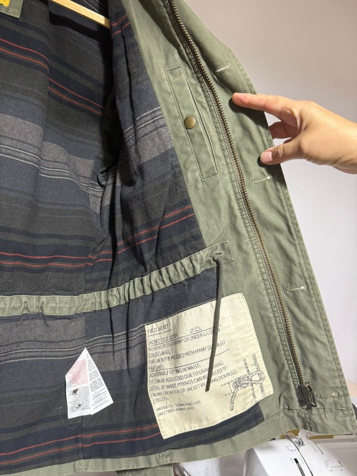 Erkek Kamuflaj Desenli Kemerli Ceket - Görsel 4