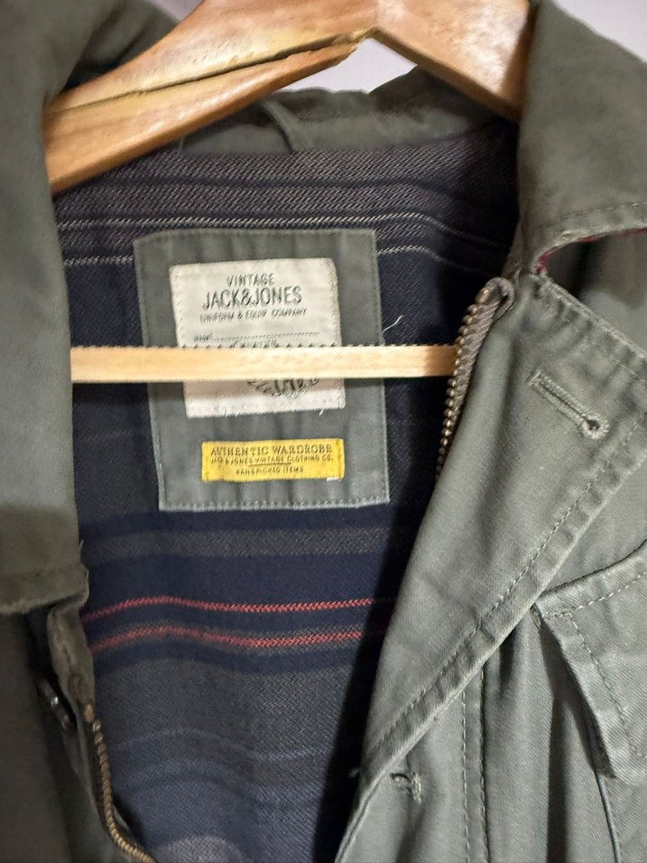 Erkek Kamuflaj Desenli Kemerli Ceket - Görsel 2