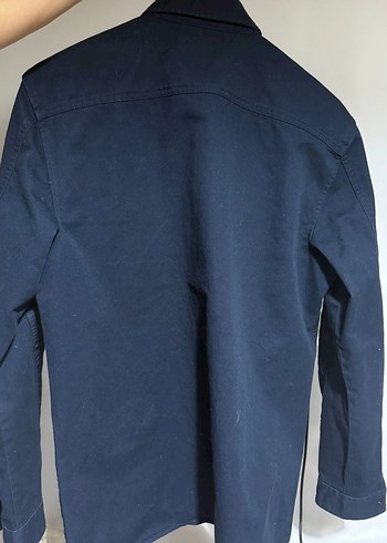 Erkek Lacivert Denim Gömlek - Görsel 5