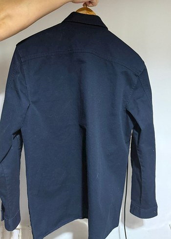 Erkek Lacivert Denim Gömlek - Görsel 4