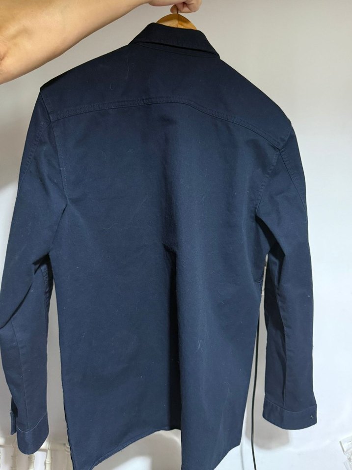 Erkek Lacivert Denim Gömlek - Görsel 4