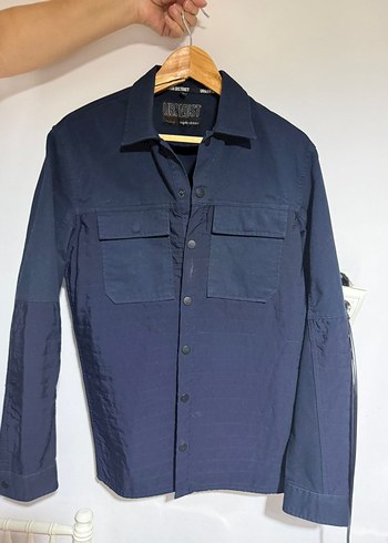 Lacivert Denim Erkek Gömlek - Görsel 7