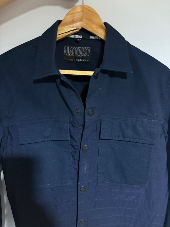 Lacivert Denim Erkek Gömlek - Görsel 5