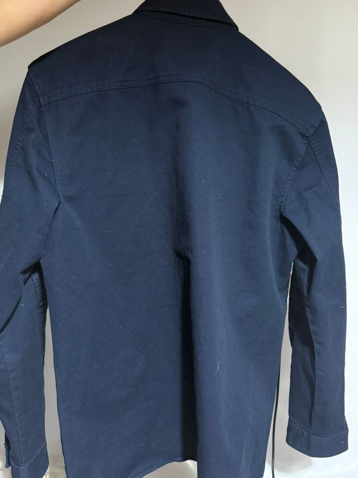 Lacivert Denim Erkek Gömlek - Görsel 2