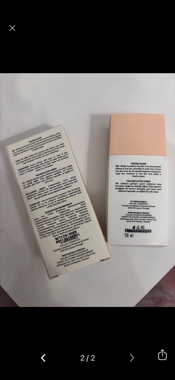 Calliel Tinted Glow SPF 50+ BB Krem - Görsel 2